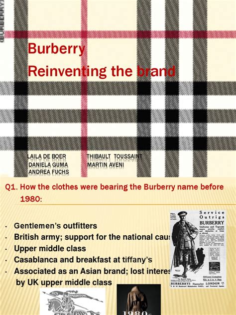 burberry powerpoint 